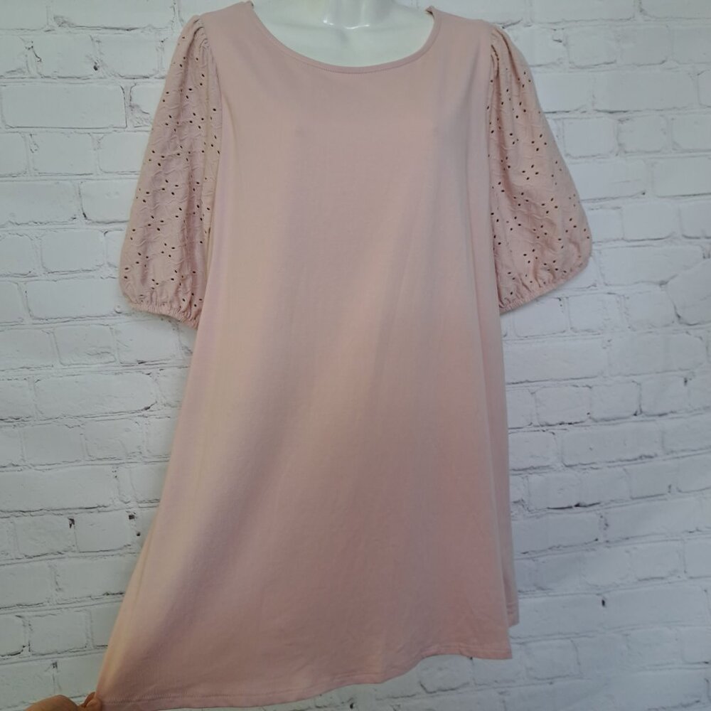 Isabel Maternity NEW Puff Sleeve Tunic Top Blouse Size Large - Picture 3 of 10
